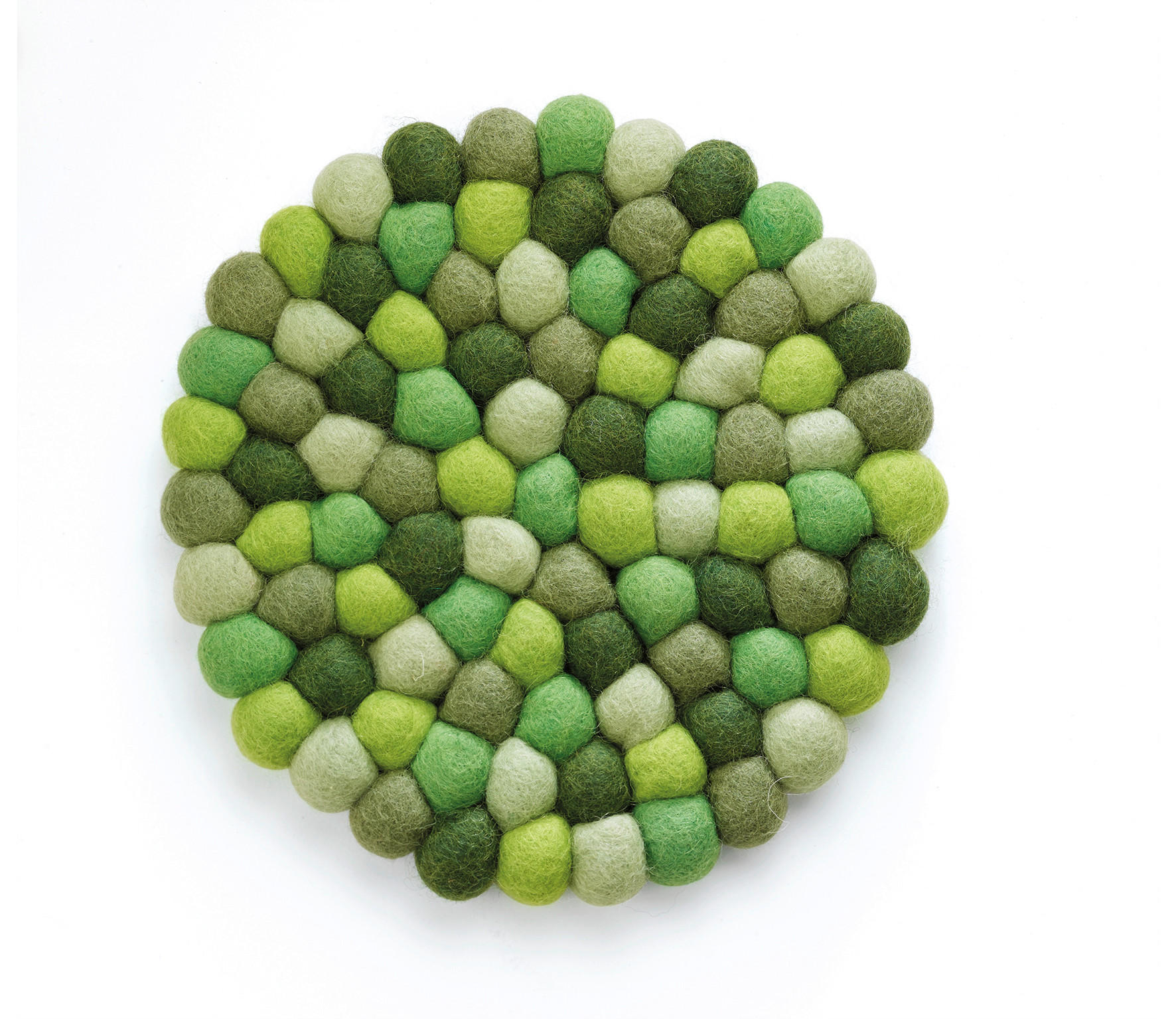 TOPFUNTERSETZER Textil Grün 21 cm  - Grün, Basics, Textil (21cm) - Cilio