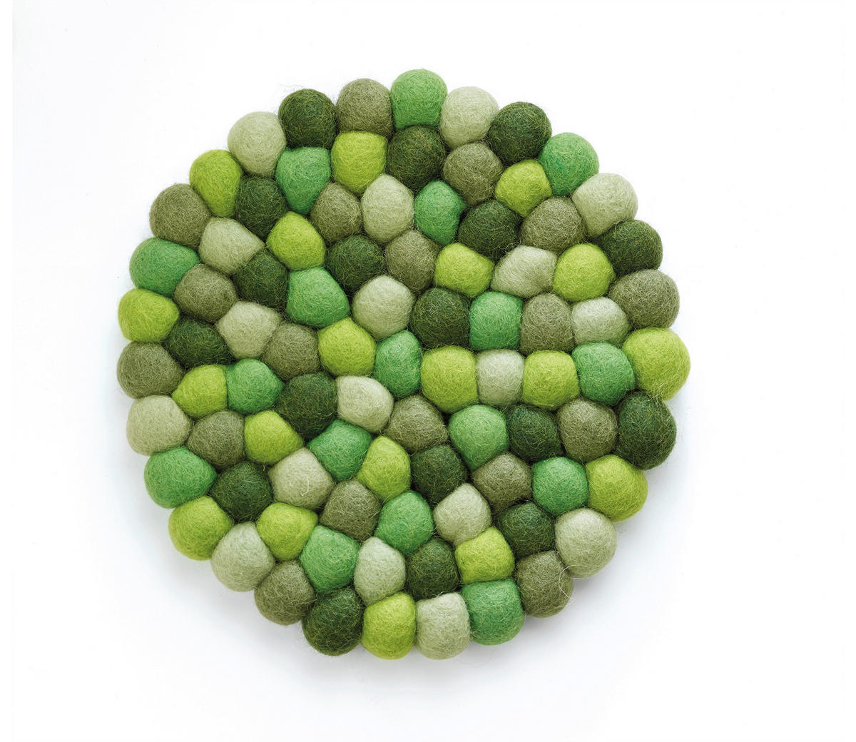 TOPFUNTERSETZER Textil Grün 21 cm  - Grün, Basics, Textil (21cm) - Cilio