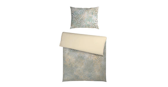 WENDEBETTWÄSCHE Siala Satin 140/200 cm  - Grün, KONVENTIONELL, Textil (140/200cm) - Novel