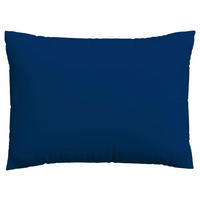 KOPFPOLSTERBEZUG WOVEN SATIN 70/90 cm  - Dunkelblau, Basics, Textil (70/90cm) - Schlafgut
