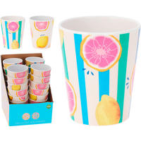 JUMBO ŠÁLKA n  450 ml   - viacfarebná, Basics, plast (10/8/8cm)