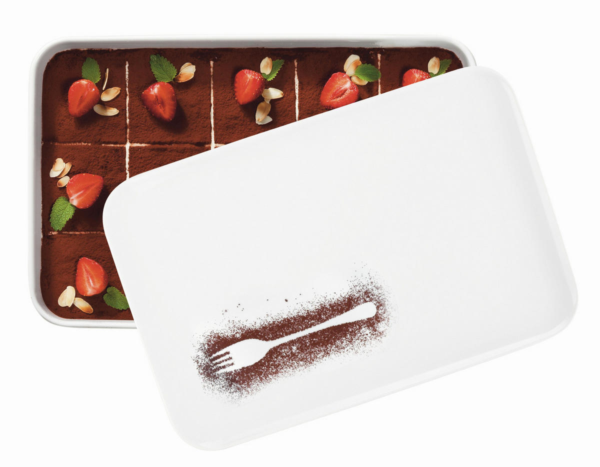 PEKAČ  No Limits uni 3       - bela, Basics, keramika (36/24/8cm) - Seltmann Weiden