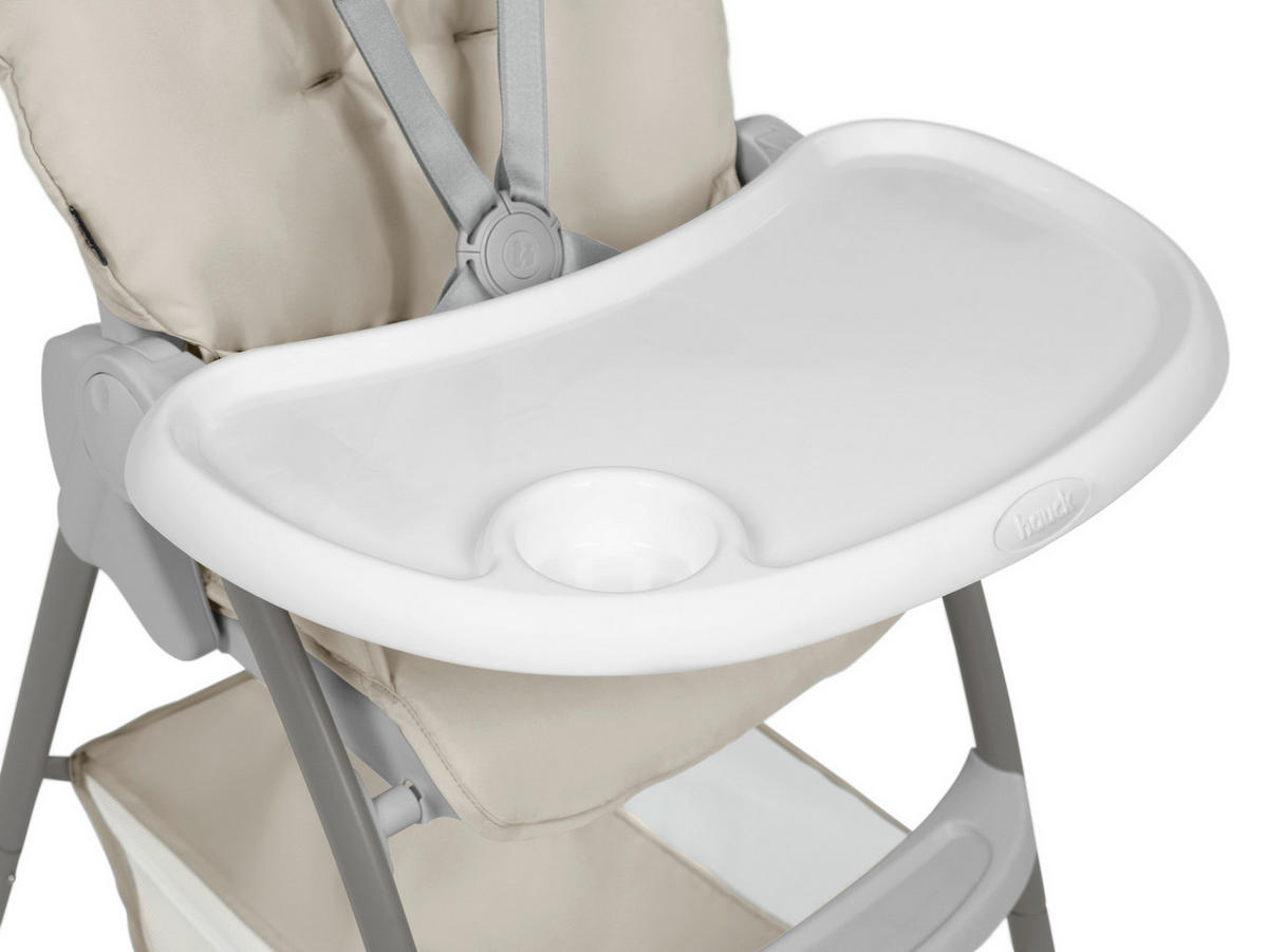 HOCHSTUHL Sit N Fold  - Beige, Basics, Textil/Metall (57/112/82cm) - Hauck