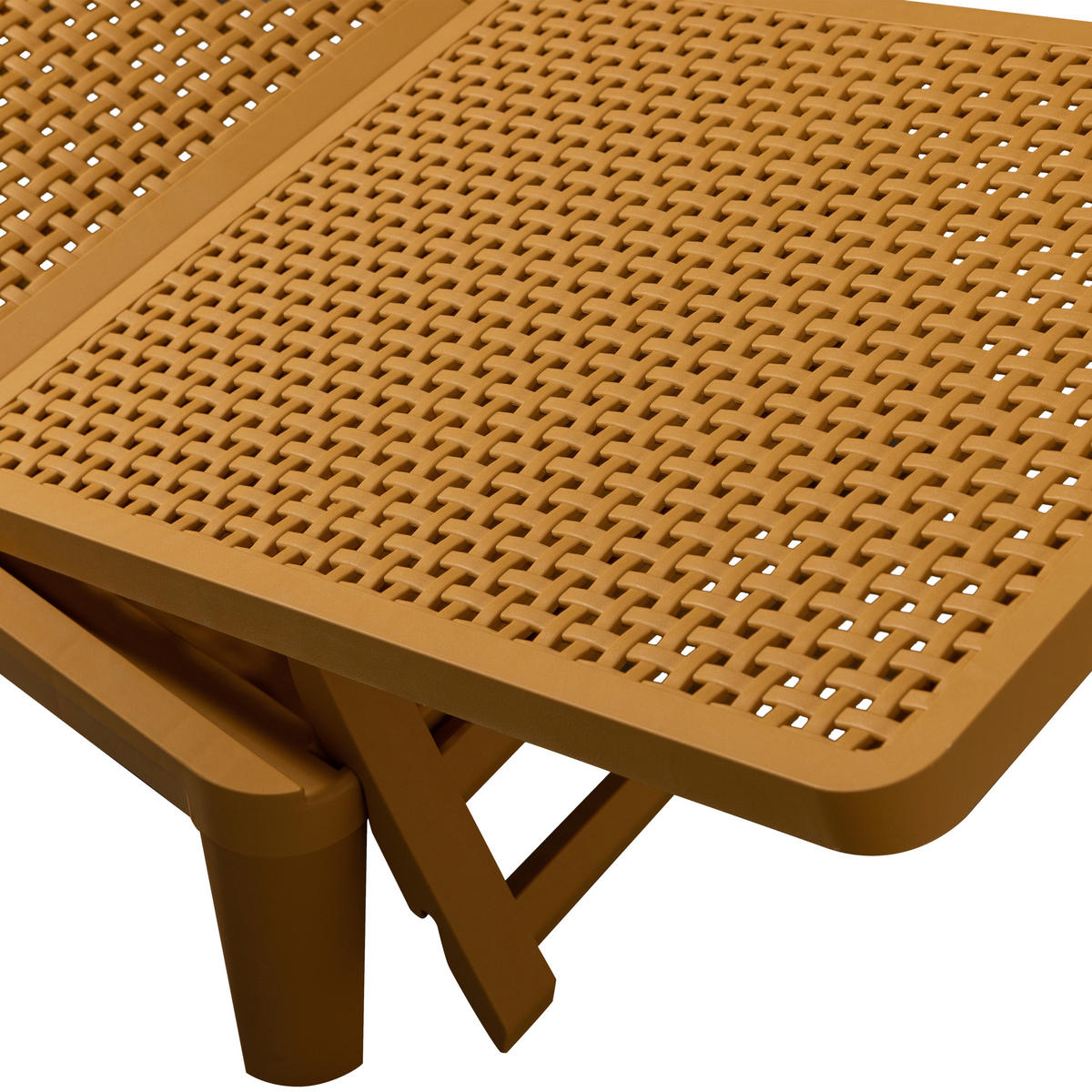 GARTENLIEGE 55/29/191 cm  - Gelb, Design, Kunststoff (55/29/191cm) - Gardenson