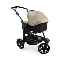KOMBIKINDERWAGEN  mono3 2-in-1 Kombikinderwagen  sand  - Sandfarben/Schwarz, Basics, Textil/Metall (57/111/120cm) - TFK