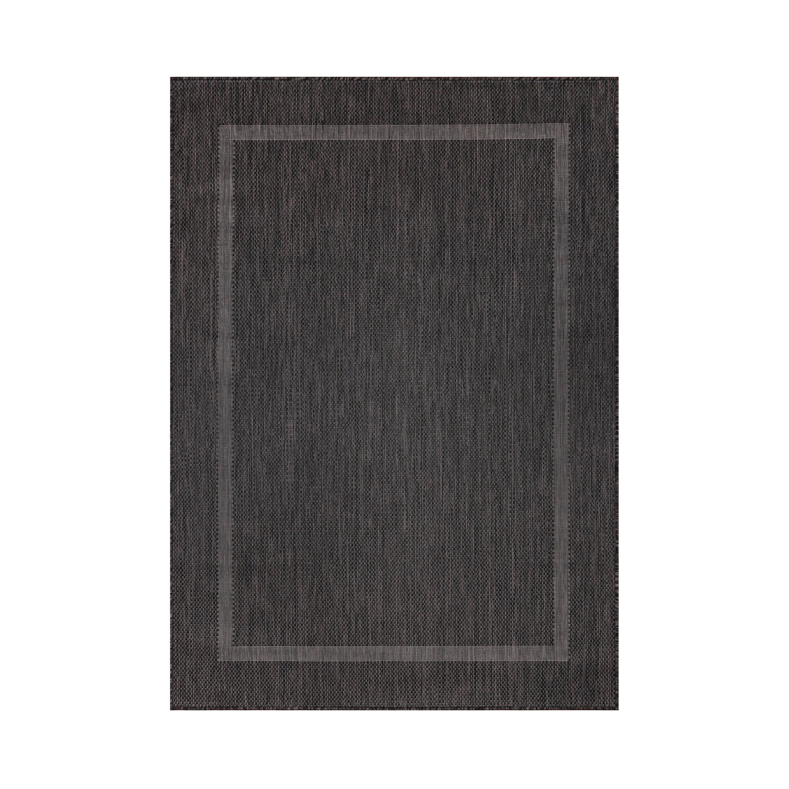 FLATVÄVD MATTA 140/200 cm Relax  - svart, Basics, textil (140/200cm) - Novel