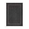 FLACHWEBETEPPICH 60/100 cm Relax Schwarz  - Schwarz, Basics, Textil (60/100cm) - Novel