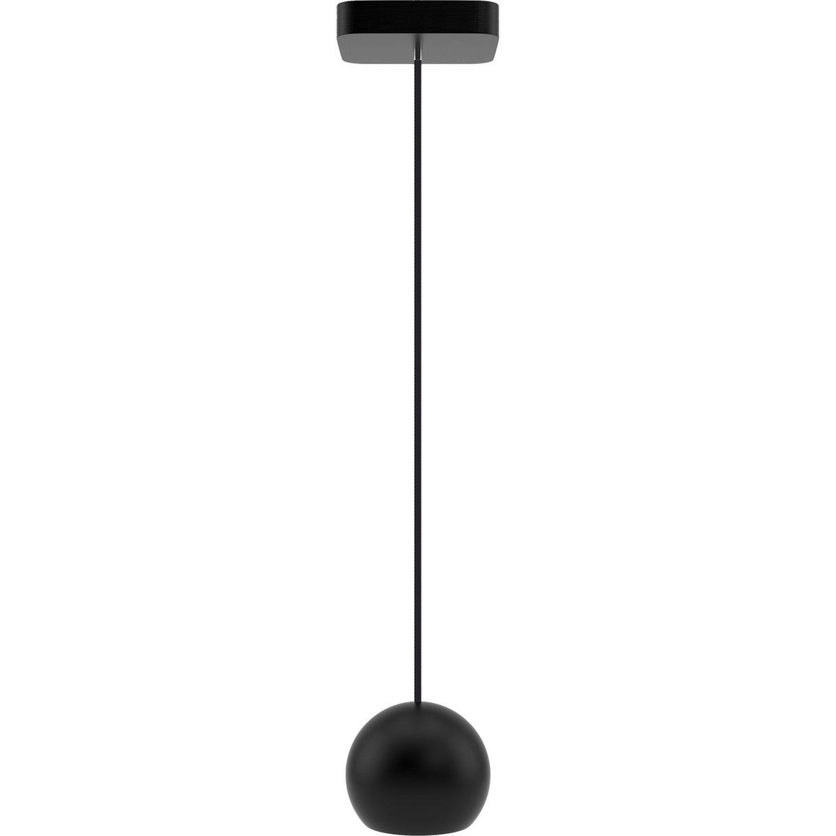 HÄNGELEUCHTE 14/90 cm  - Schwarz, Design, Holz (14/90cm)