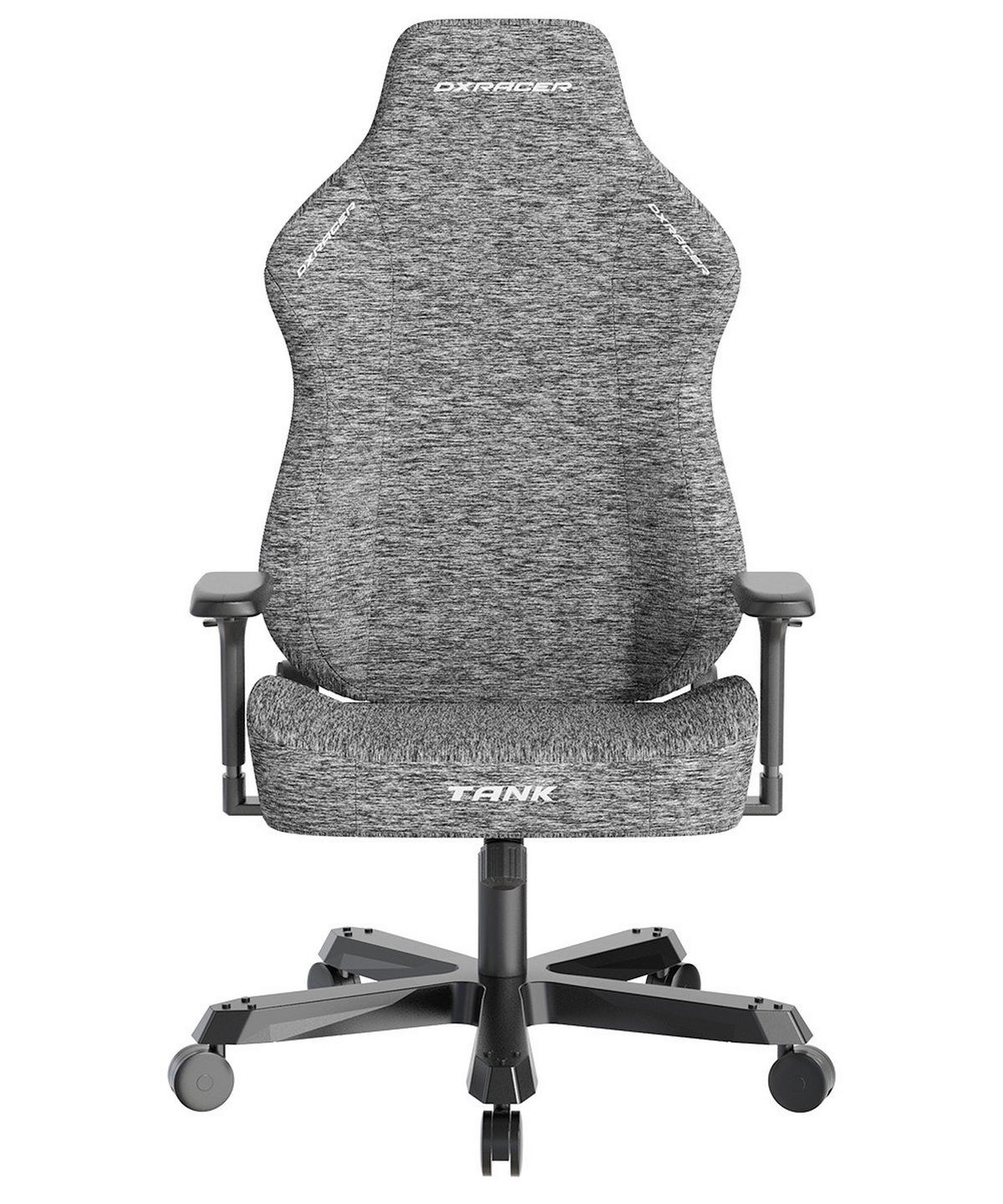 GAMINGSTUHL Grau Metall, Textil   - Schwarz/Grau, KONVENTIONELL, Textil/Metall (80/138,5-148/60cm) - Dxracer