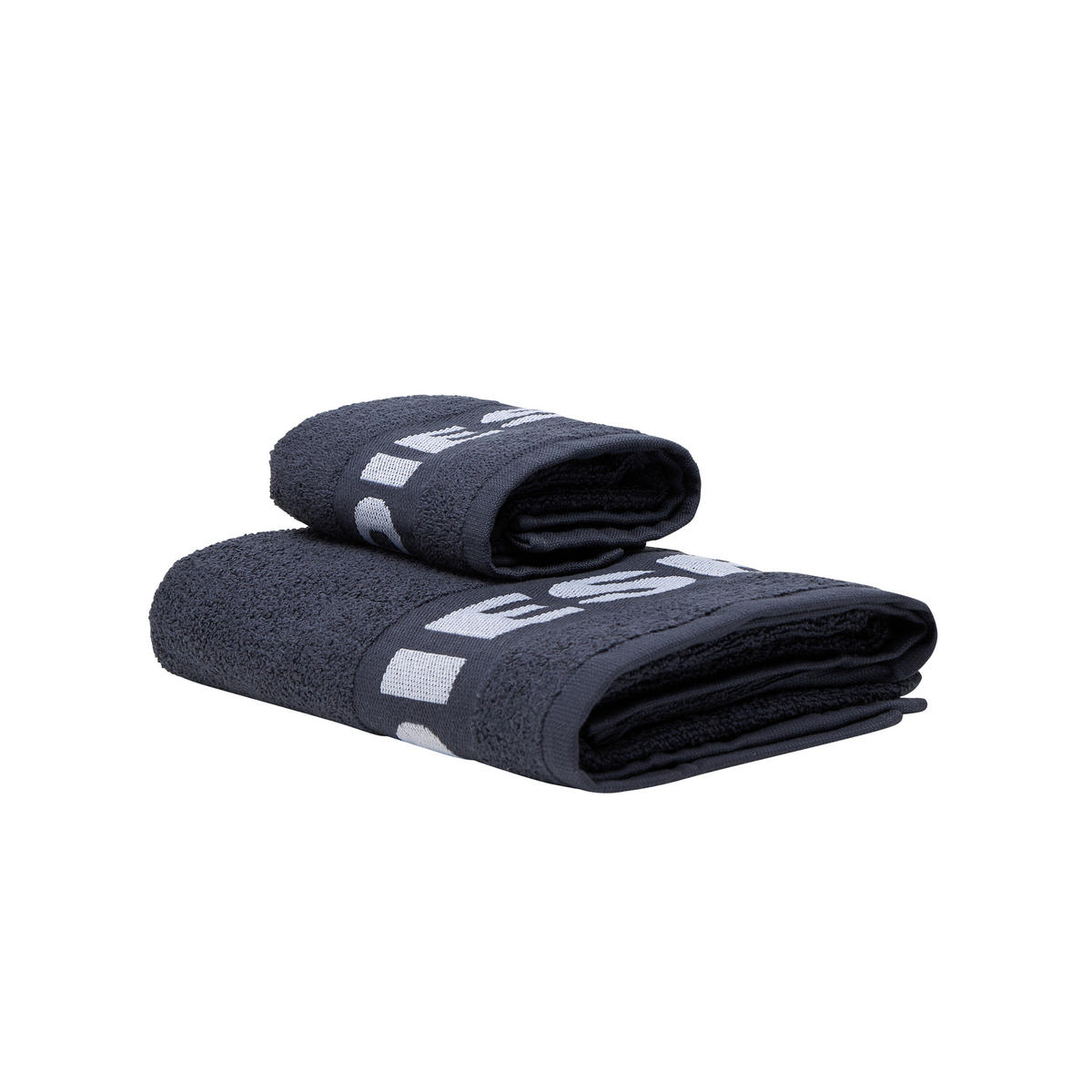 FROTTIERSET SPORT LOGO Blau 2-teilig  - Blau, Basics, Textil - Diesel