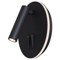 WANDLEUCHTE 6,5/14/14 cm  - Schwarz, Trend, Metall (6,5/14/14cm) - MAYTONI