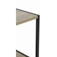 REGAL Naturfarben, Schwarz  - Schwarz/Naturfarben, Basics, Holzwerkstoff/Metall (70/170/33cm) - Xora