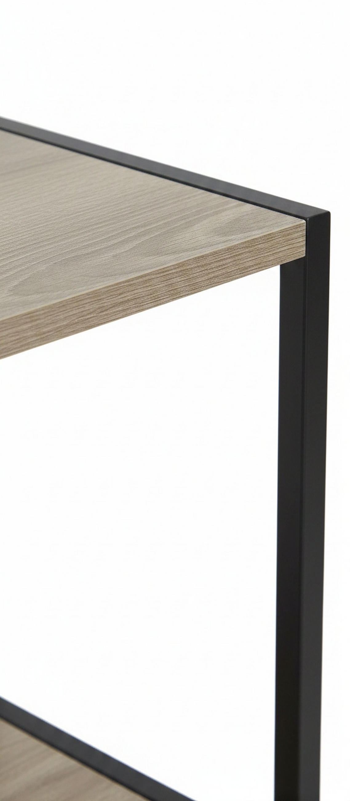 REGAL Naturfarben, Schwarz  - Schwarz/Naturfarben, Basics, Holzwerkstoff/Metall (70/170/33cm) - Xora