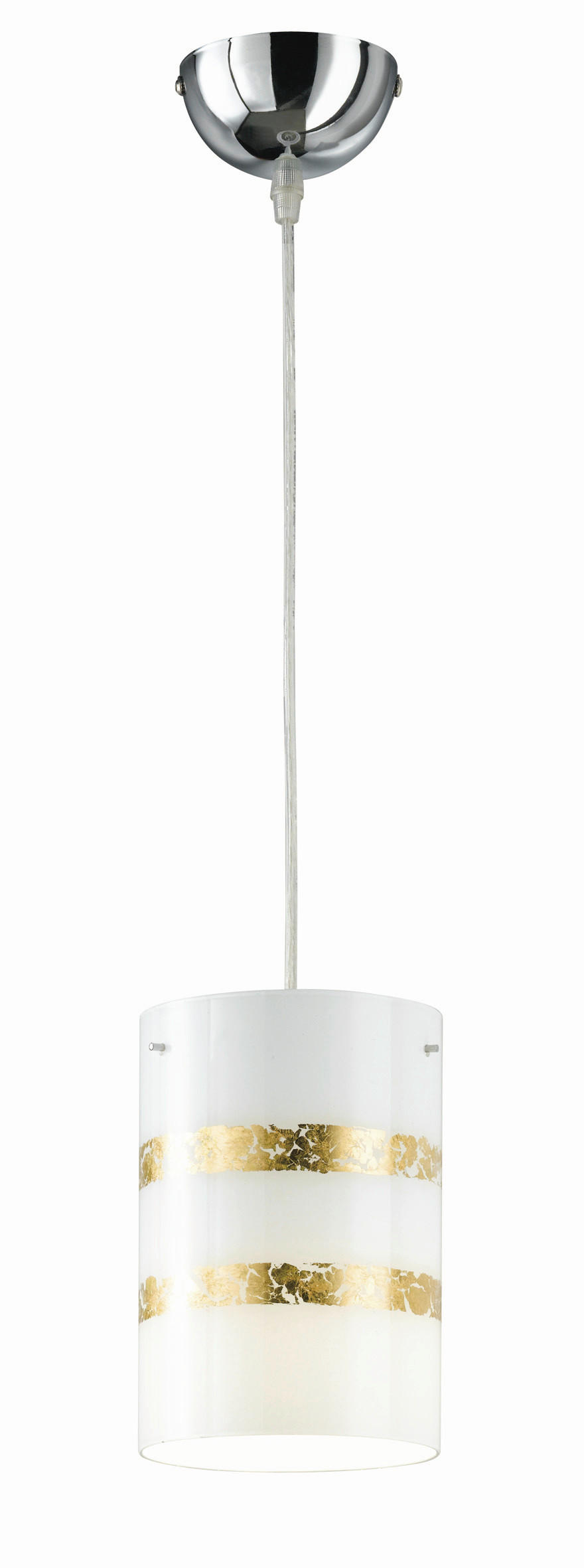 LUSTER  14/150 cm      - boja hroma/zlatna, Osnovno, staklo/metal (14/150cm)