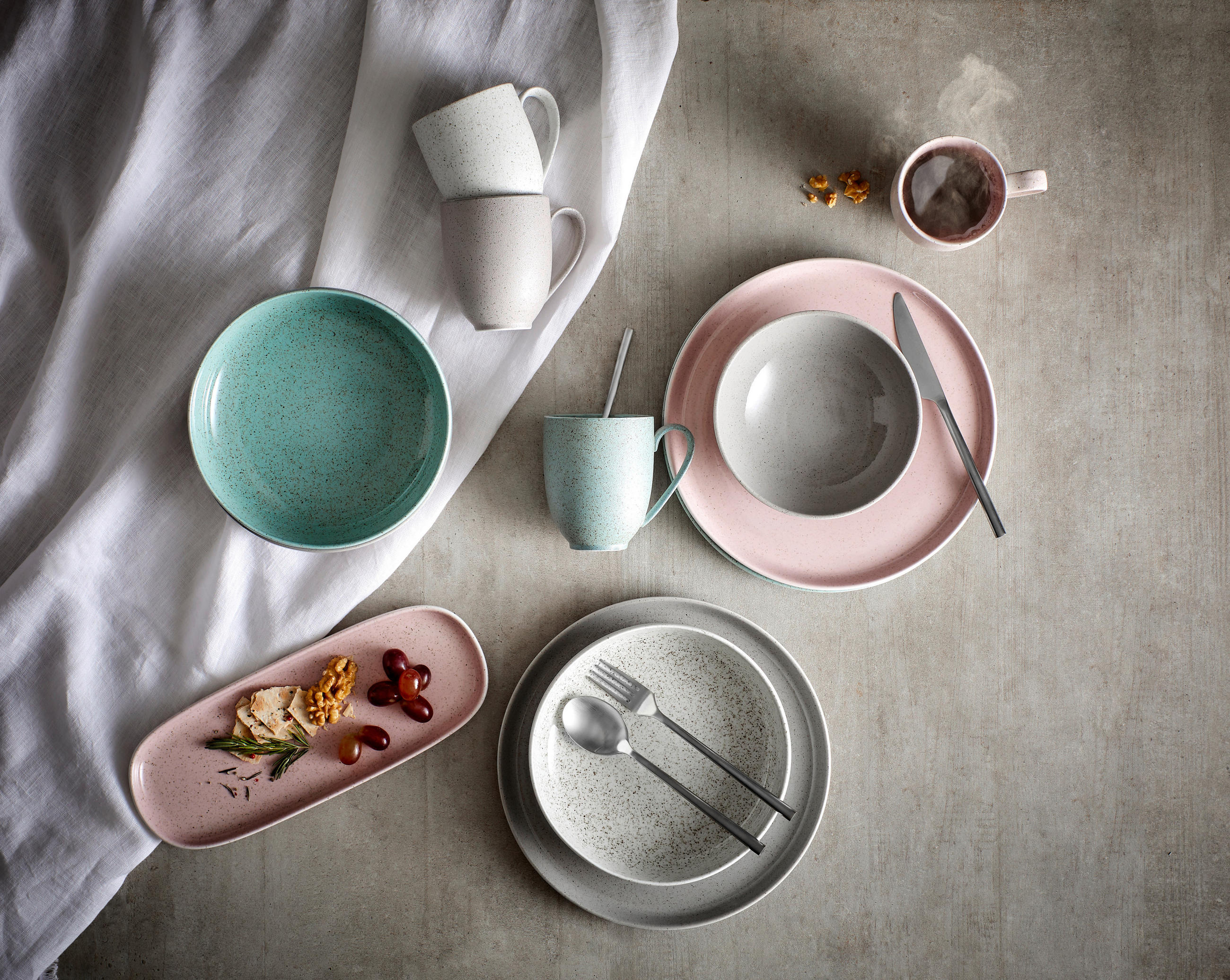 HRNEK NA KÁVU porcelán keramika  - bílá, Design, keramika (400ml) - Novel
