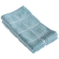 GÄSTETUCHSET 30/50 cm CHECK Türkis 2-teilig  - Türkis, Textil (30/50cm) - Esposa