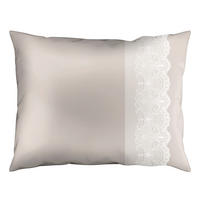 PREVLEKA ZA VZGLAVNIK   40/60 cm       - bela/bež, Konvencionalno, tekstil (40/60cm) - Novel