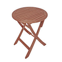 GARTENTISCH 70/73/70 cm Holz rund  - Braun, Basics, Holz (70/73/70cm) - Gardenson