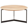 COUCHTISCH in Holz, Metall 83/83/42 cm  - Eichefarben/Anthrazit, Design, Holz/Metall (83/83/42cm) - Venjakob