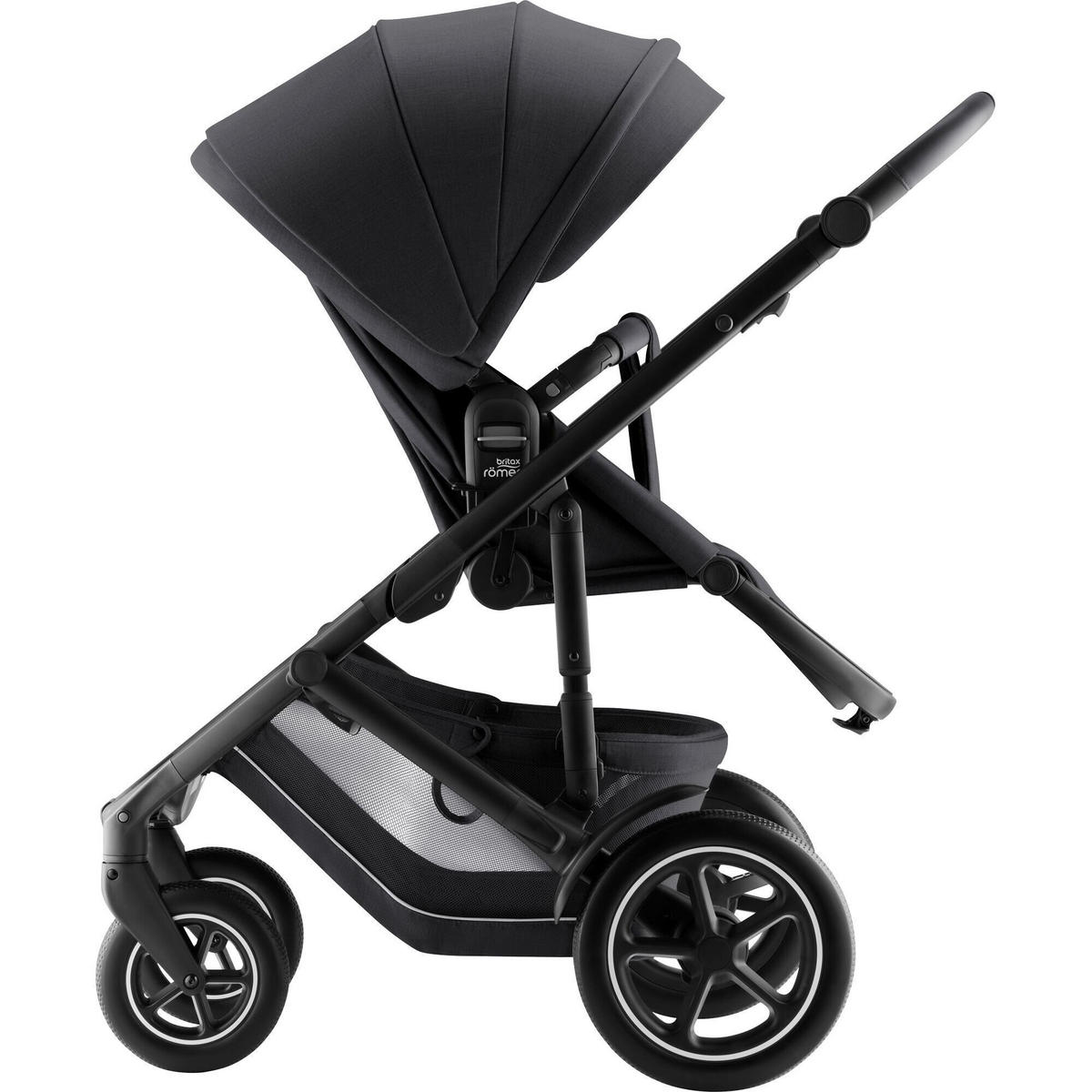 KINDERWAGEN  Smile 5Z  Carbon Black  - Schwarz/Grau, Basics, Textil/Metall (57/112/97.7cm) - Britax Römer
