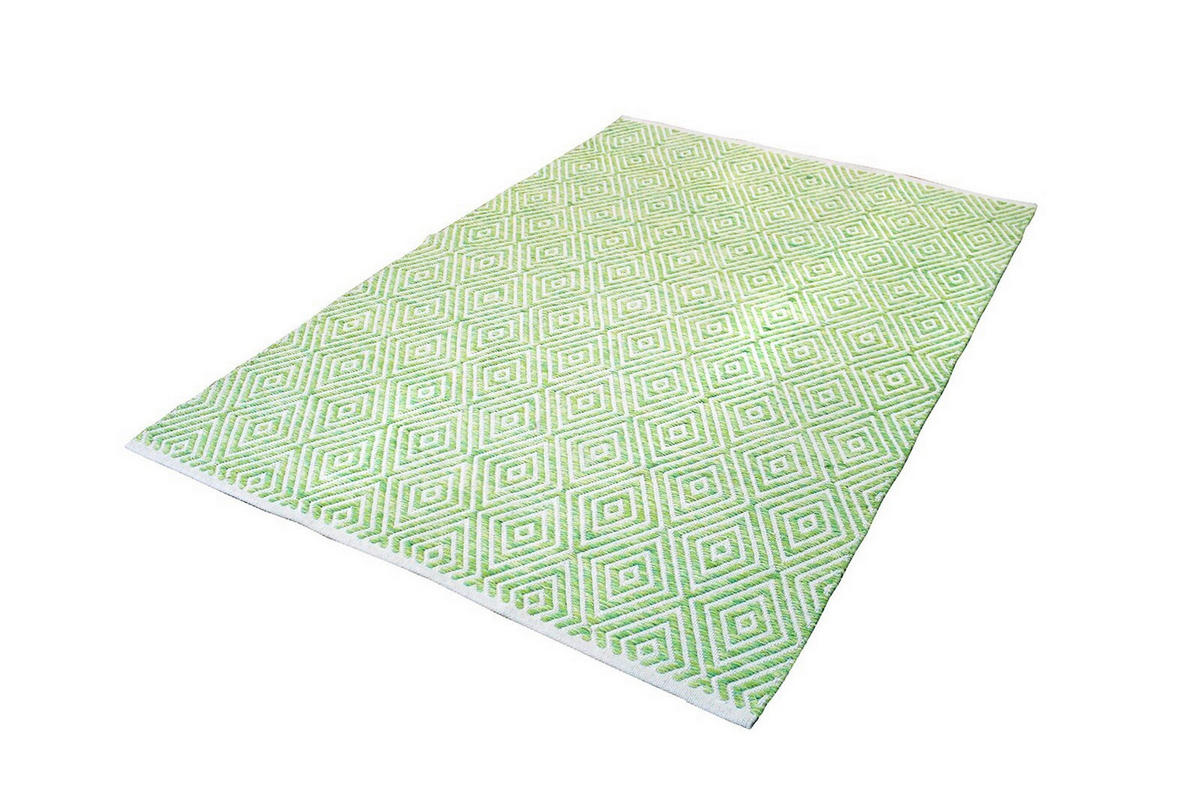 FLACHWEBETEPPICH 80/150 cm Aperitif 310 Grün Grün  - Grün, KONVENTIONELL, Textil (80/150cm)