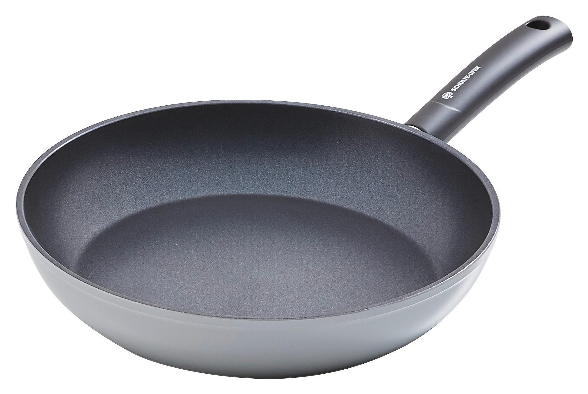 BRATPFANNE PTFE-Antihaftbeschichtung 28 cm  - Anthrazit, Basics, Metall (28cm) - Schulte Ufer