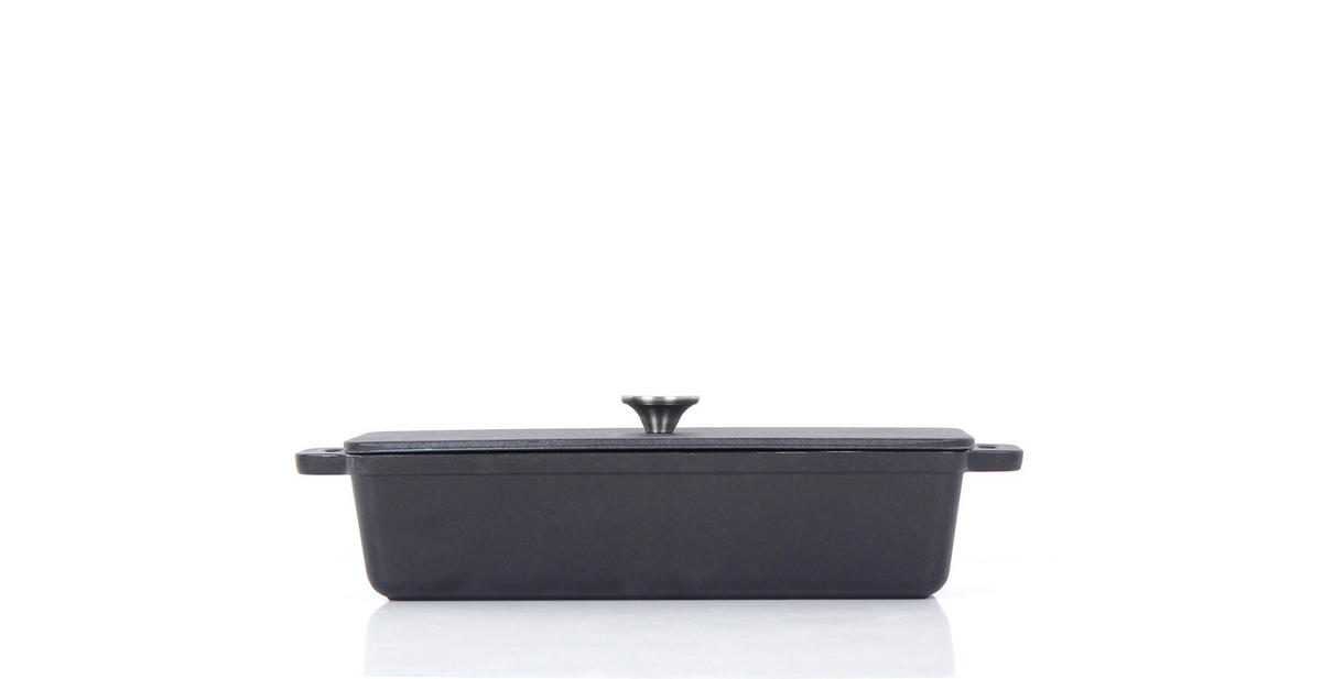 BROTTOPF - Schwarz, Basics, Metall (36/12/9cm) - Echtwerk