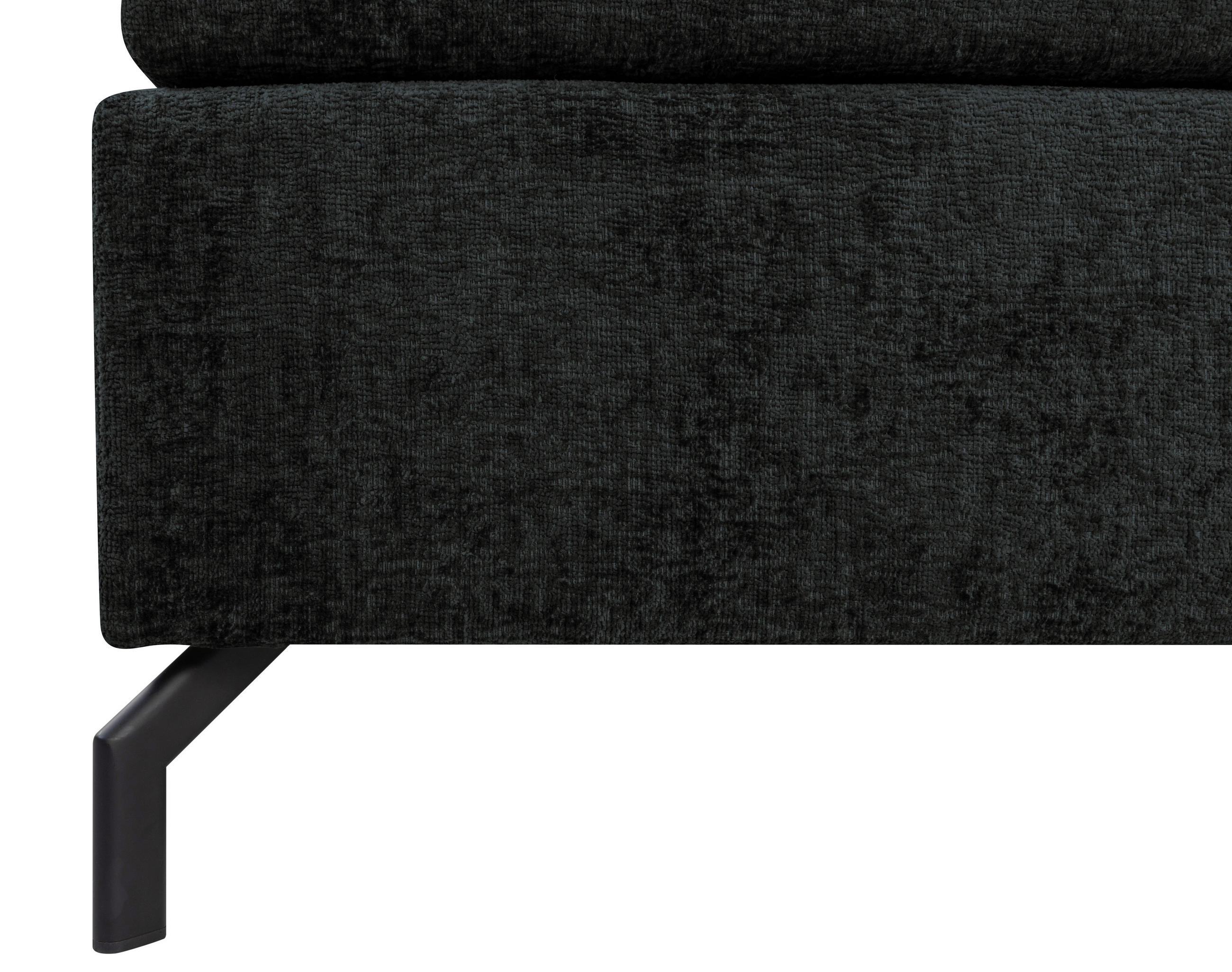 Thumbnail - Esposa Boxspringbett, Schwarz, Textil, H3, Höhe ca. 17 cm, 140x200 cm, Stoffauswahl, Topper durchgehend, Matratze in ver...