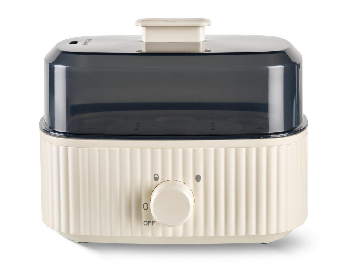 EIERKOCHER  - Creme, Trend, Kunststoff/Metall (19,6/16,1/15,3cm) - Homeware Profession.