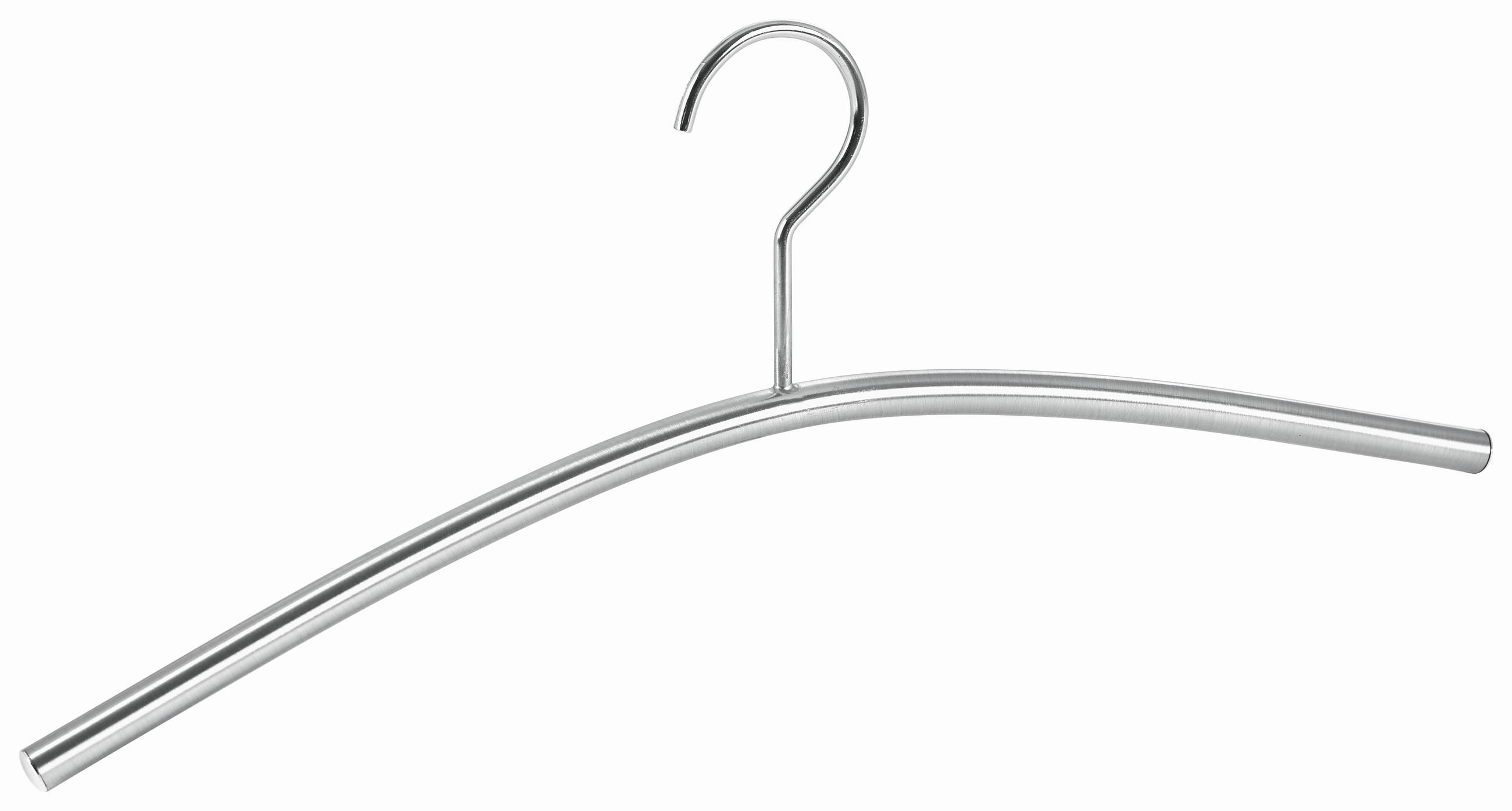 KLEIDERBÜGEL 42 cm Metall  - Edelstahlfarben, KONVENTIONELL, Metall (42cm)