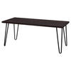 COUCHTISCH Owen 106/46/50 cm Braun  - Schwarz/Braun, Design, Holzwerkstoff/Metall (106/46/50cm) - MID.YOU