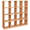 REGAL Kernbuche massiv Buchefarben  - Buchefarben, Natur, Holz (149/149/35cm) - Livetastic