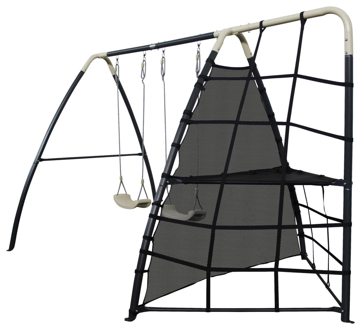 SCHAUKEL A030.252.00  - Anthrazit/Creme, Konventionell, Metall (191/190/287cm)