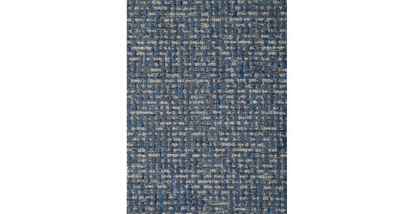 ARMLEHNSTUHL in Eisen Leinenoptik Echtleder pigmentiert - Blau/Schwarz, Design, Leder/Textil (60/80,5/62cm) - Novel