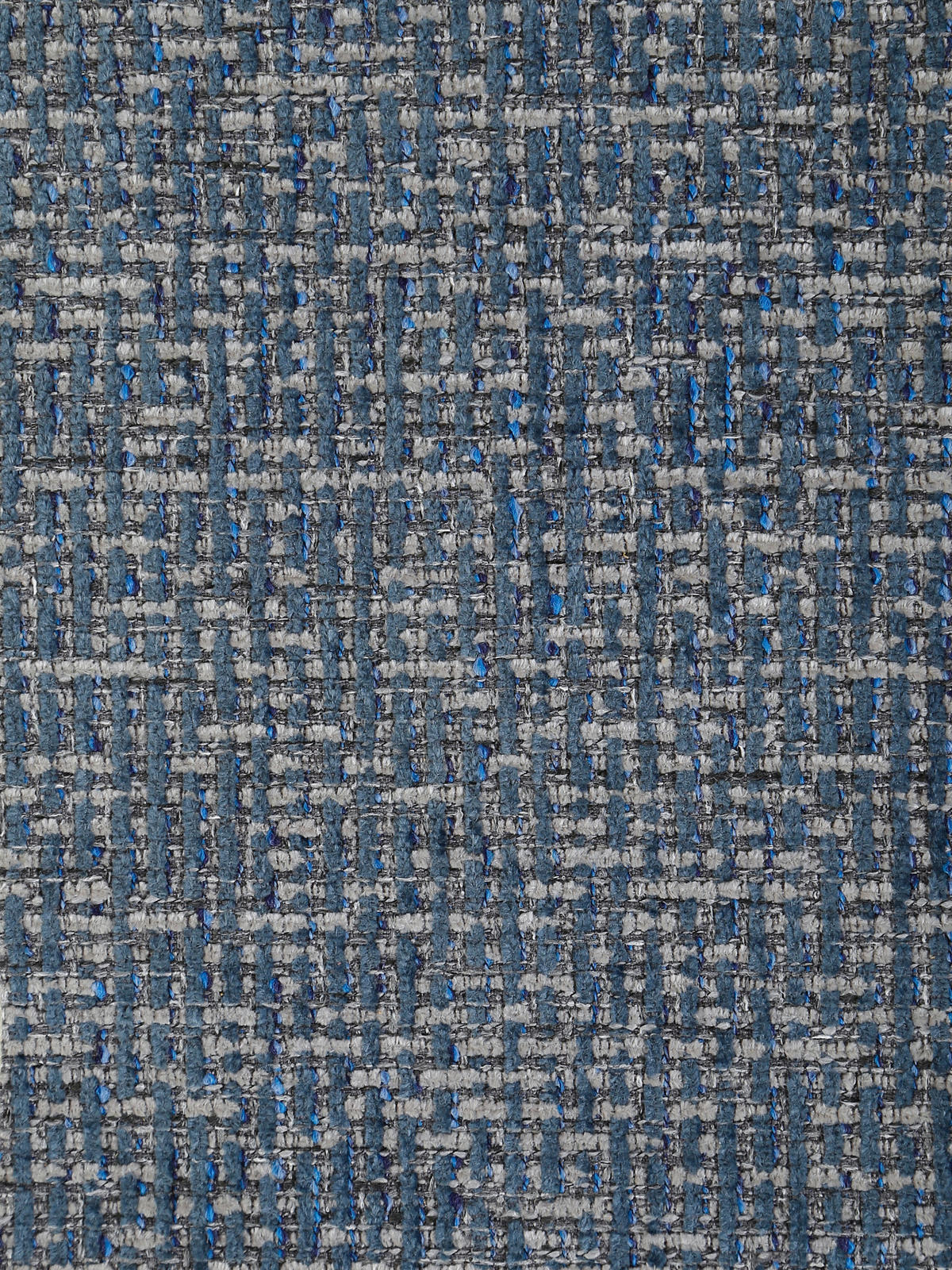 ARMLEHNSTUHL  in Eisen Leinenoptik Echtleder pigmentiert  - Blau/Schwarz, Design, Leder/Textil (60/80,5/62cm) - Novel