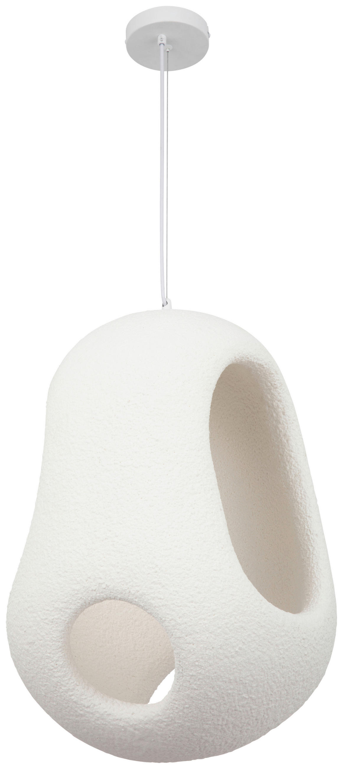 HÄNGELEUCHTE 39/120 cm   - Weiß, Design, Kunststoff/Metall (39/120cm) - Collet's Monde