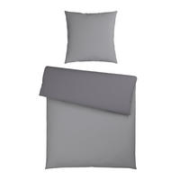 WENDEBETTWÄSCHE 2-teilig 135/200 cm  - Anthrazit, Textil (135/200cm) - Dieter Knoll