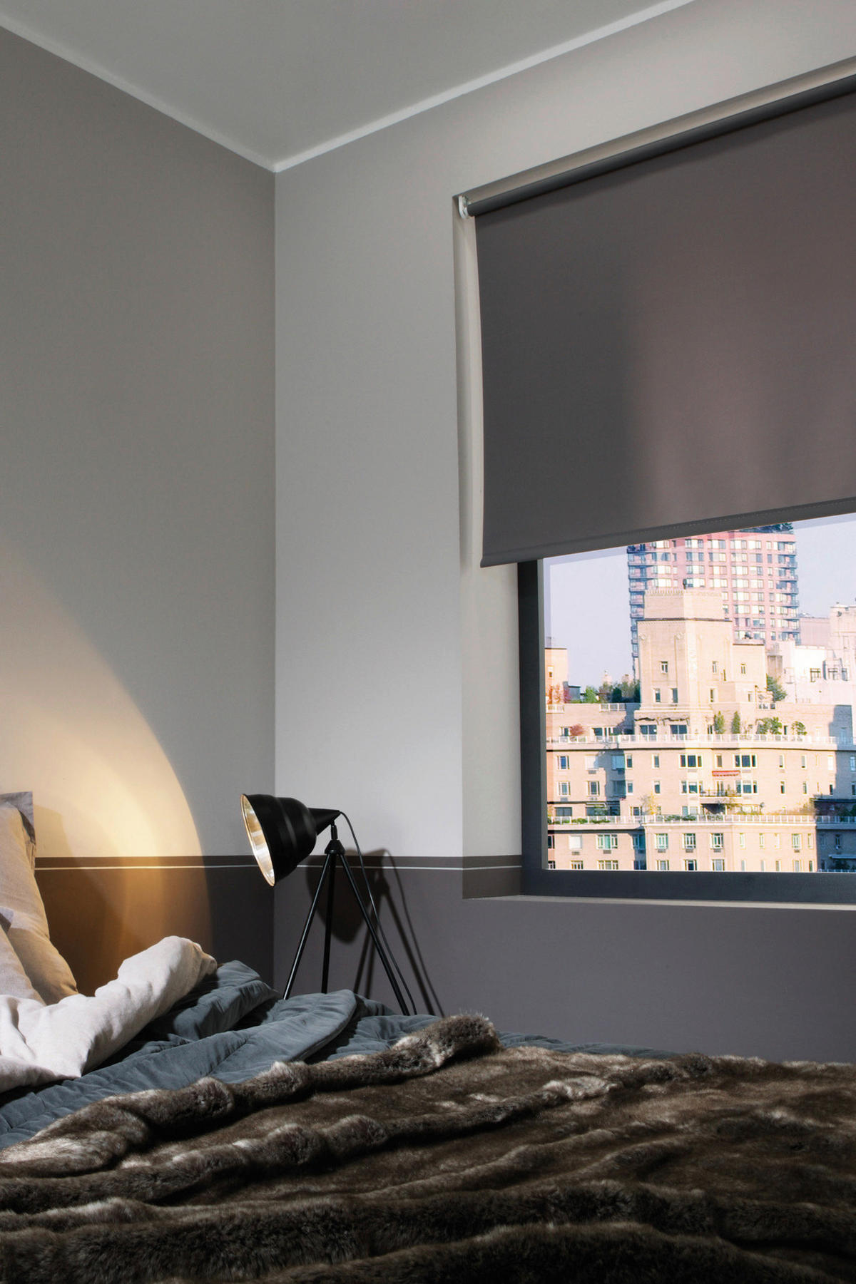 ROLO  pol prosojno  75/160 cm    - siva, Design, tekstil (75/160cm) - Homeware