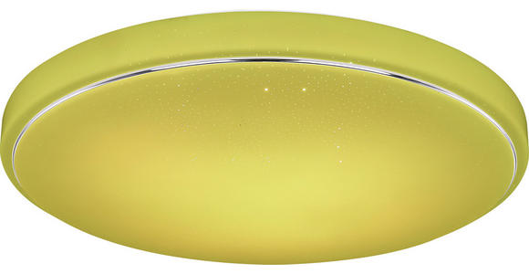 Led Deckenleuchte Lotta Ø 57,5 cm mit Farbwechsler - Weiß, MODERN, Kunststoff/Metall (57,5/8,5cm) - Luca Bessoni