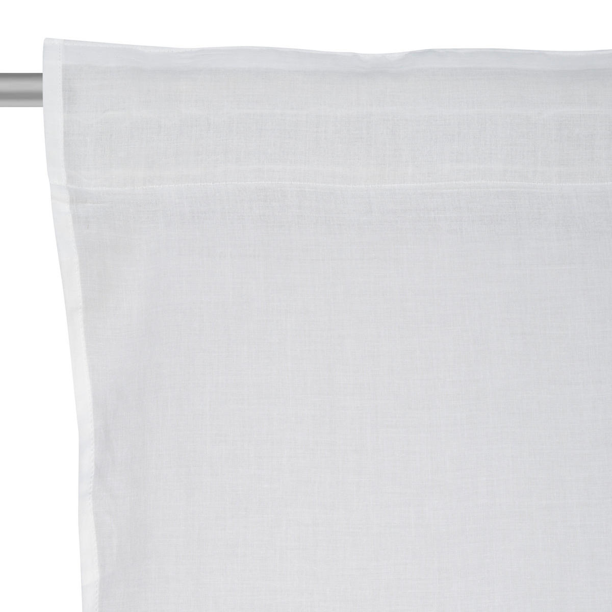 FERTIGVORHANG halbtransparent  - Weiß, Trend, Textil (135/255cm) - Esposa