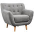 SESSEL in Textil Grau, Hellgrau - Hellgrau/Naturfarben, Design, Holz/Textil (90/84/84cm) - Carryhome SESSEL in Textil Grau, Hellgrau - Hellgrau/Naturfarben, Design, Holz/Textil (90/84/84cm) - Carryhome