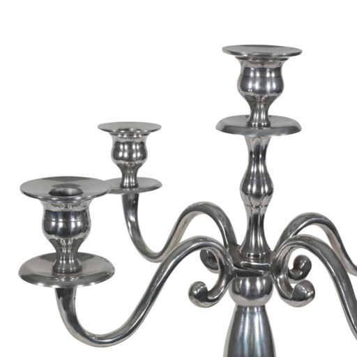 SVIJEĆNJAK metal - srebrne boje, Basics, metal (37/79/37cm)