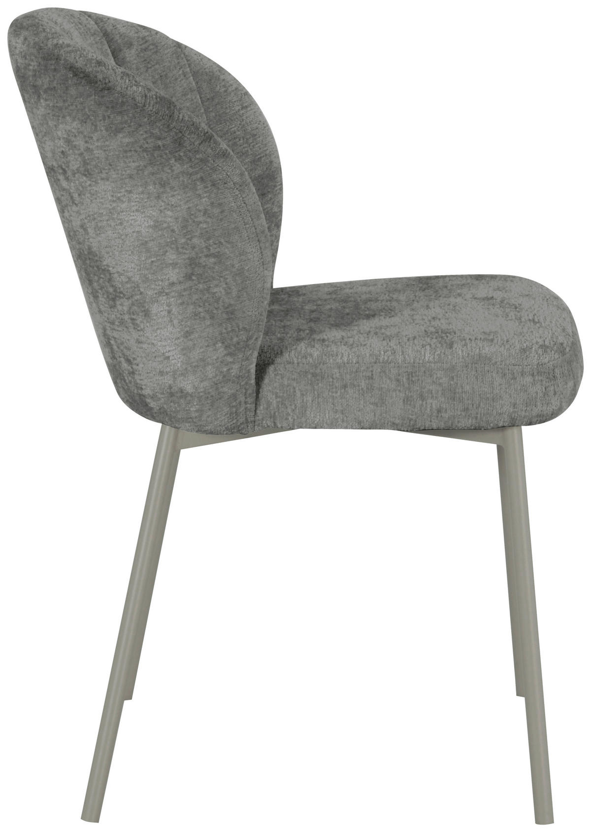 ŽIDLE, šedá - šedá, Moderní, kov/dřevo (55/79/59cm) - P & B