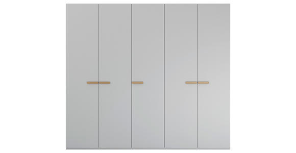 DREHTÜRENSCHRANK 251/235/60 cm 5-türig Grau - Grau, Trend, Holz/Holzwerkstoff (251/235/60cm) - Novel