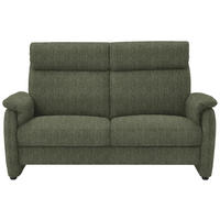 2,5-SITZER in Flachgewebe Dunkelgrün  - Dunkelgrün/Schwarz, Konventionell, Textil/Metall (178/107/97cm) - Pure Home Comfort