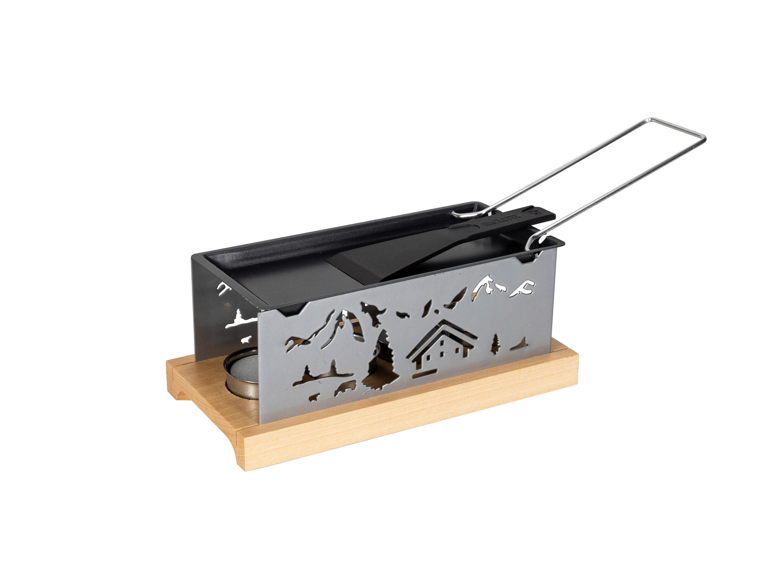 RACLETTE-GRILL  - Basics, Holz/Metall