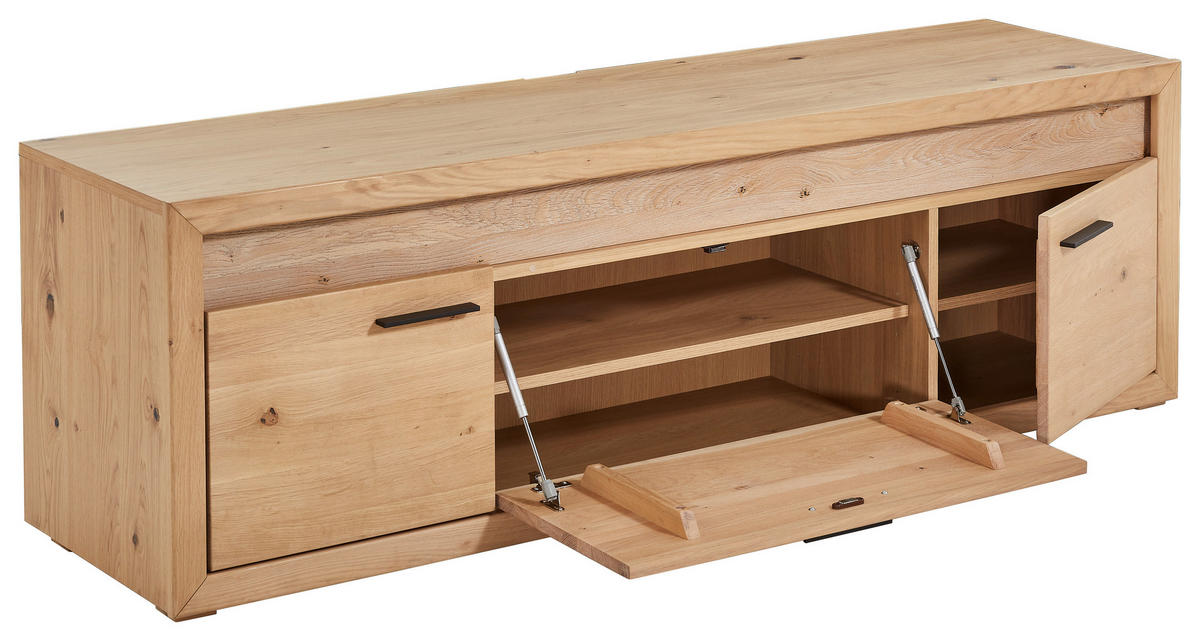 LOWBOARD  in 180/57/48 cm  - Schwarz, Konventionell, Holz/Holzwerkstoff (180/57/48cm) - Cantus