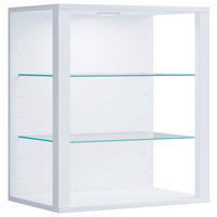 HÄNGEVITRINE in Weiß   - Weiß, Design, Glas/Holzwerkstoff (52/60/35cm) - MID.YOU