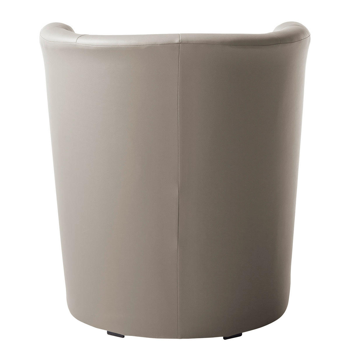 COCKTAILSESSEL Lederlook Hellbraun  - Hellbraun/Schwarz, Design, Kunststoff/Textil (66/75/56cm) - Livetastic