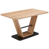 ESSTISCH rechteckig Eichefarben, Eiche Wotan  - Eichefarben/Eiche Wotan, Design, Holzwerkstoff (138/80/76cm) - Novel